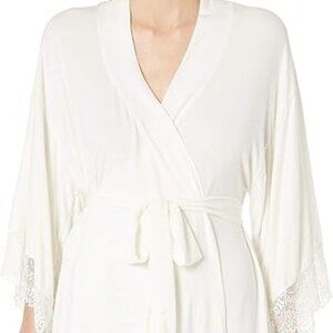 Eberjey Sara Mademoiselle Kimono Robe White